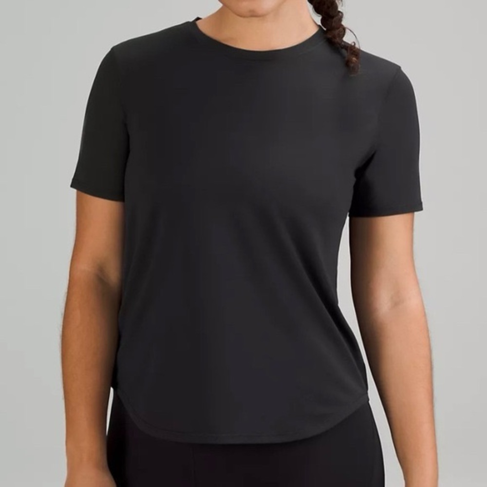 Lululemon Black High Neck and Run Tee
